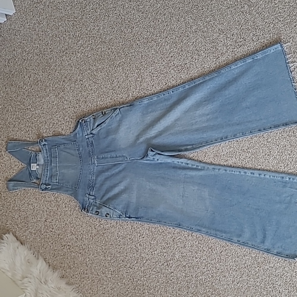 Aerie Wide Leg Overalls